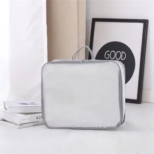 Heldere PVC Verpakkingszak Transparante Zware Ritsopslagzak Quilt Kussen Dekbed Verpakkingszakken met Handvat