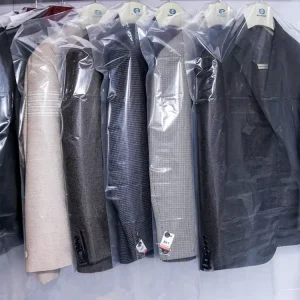 ถุงพลาสติกใส่เสื้อผ้าสำหรับซักแห้ง ป้องกันฝุ่น สำหรับสูทและเดรส