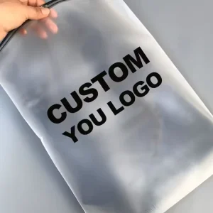 Kleidungsverpackung Individuelle Verpackung LDPE PVC Kosmetik Klar Logo Frosted Beutel Zip Ziplock Plastiktüten für Kleidung