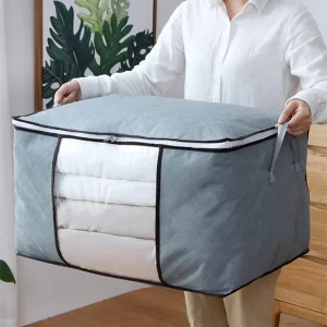 Bolsas de almacenamiento plegables para ropa, contenedores de almacenamiento para organizar el dormitorio