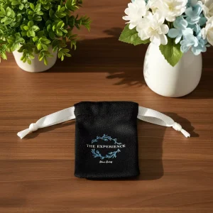 Kantong Kain Katun Tali Serut Cocok untuk Kemasan yang Dapat Digunakan Kembali, Cetak Logo Kustom Tersedia