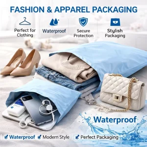 Sacs d'expédition en polyéthylène personnalisés, imperméables et écologiques pour vêtements