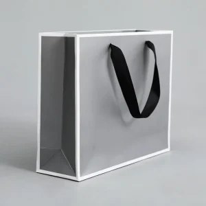 Custom Bag with Logo Bag Packaging with Ribbon Handle Gift Bags for Small Business