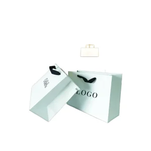 Kraftpapierbeutel mit individueller Markenlogo-Druckverpackung, Geschenktüten mit Ihrem eigenen Logo