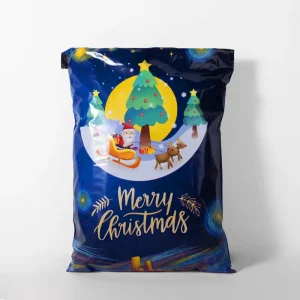 Kantong Kemasan Pakaian Natal Kustom untuk Bisnis Kecil, Perlengkapan Pengemasan, Pengiriman, Kantong Poly Mailer