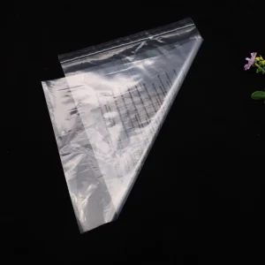 Sacs en polyéthylène transparents personnalisés avec avertissement d'étouffement pour emballage de vêtements