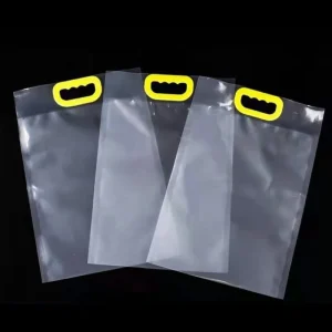 Sac d'emballage en Mylar avec impression gravure personnalisée, laminé, de qualité alimentaire pour riz et haricots, 5 kg 10 kg, avec poignée