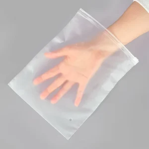 カスタム耐久性PEジッパーバッグ 靴・衣類収納パッケージ マット厚手またはクリア透明