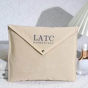 Túi Đóng Gói Quần Áo Tùy Chỉnh Với Logo In Nút Ví Tóc Túi Xách Bụi Vải Nhung