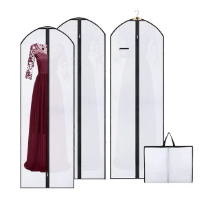 Borsa di copertura per abiti da sposa grande capacità pieghevole e antipolvere personalizzata