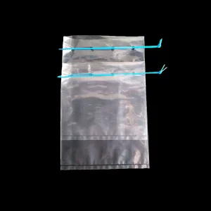 Bolsas transparentes de alta resistencia con cordón, a la venta, personalizadas, a prueba de fugas, portadores de peces de cristal, bolsa de plástico PE
