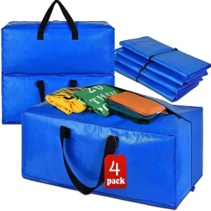 Túi Shopping Polypropylene Có Khoá Kéo Lớn Tùy Chỉnh, Thân Thiện Với Môi Trường