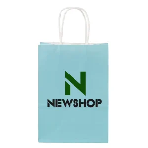 Busta di Spedizione Riciclabile in Kraft Marrone 100% Vergine con Logo Personalizzato, Eco-Friendly, per Uso Supermercato
