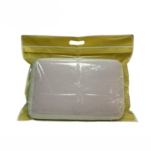 Borsa a cuscino in PVC trasparente con logo personalizzato per imballaggio di trapunte e biancheria da letto con zip