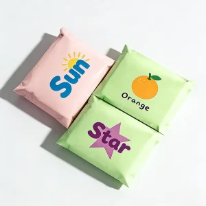 Benutzerdefiniertes Logo, benutzerdefinierte Verpackung, personalisierte Verpackungsbeutel mit strapazierfähigen Versandtaschen für Markenunternehmen und Produkte