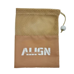 Aangepaste Logo Aangepaste Polyester Mesh Trekkoordzakken voor Boodschappen Verzending Cadeau Sieraden Golf voor Zonnebril Verpakking