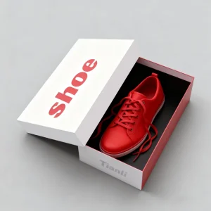 Caixa de Sapatos Rígida com Impressão Digital Personalizada, Caixas de Papelão Dobráveis para Calçado e Vestuário