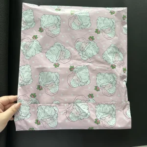 Sacos de Correio de Polietileno Ecológicos Personalizados com Impressão Offset para Vestuário, Calçado, Meias, Pelúcia, Envelopes Plásticos