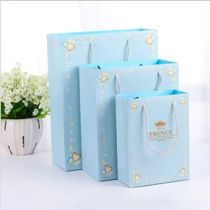 Túi giấy đóng gói sang trọng in logo nhiều màu sắc, túi đóng gói có tay cầm, in họa tiết tùy chỉnh