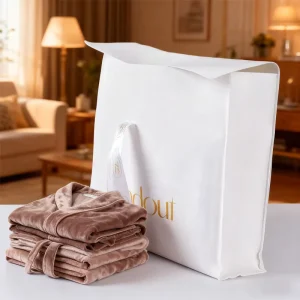Bolsas de Paquete de Moda de Terciopelo de Lujo Reutilizables con Logo Personalizado, Bolsas de Algodón Satinado y Flanela para Polvo
