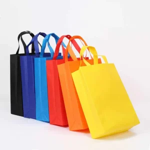 Bolsas de embalaje reutilizables personalizadas con logo, reciclables, para uso empresarial o personal, para supermercados y exposiciones