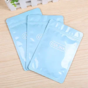 Custom Made Laminated Packaging Pouch 3 Side Seal Waterproof Matte Bag for Facial Mask Cosmetic Skincare