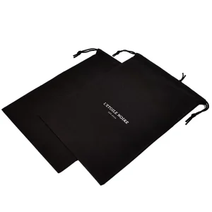Bolsa de drawstring no tejida personalizada para empaquetar joyas, zapatos, cosméticos
