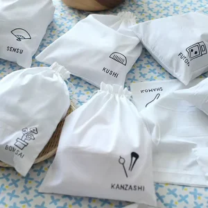 Túi bụi cotton hữu cơ tùy chỉnh thân thiện với môi trường, túi muslin cho túi xách, giày, tất, tái sử dụng, có thể tái chế cho các chương trình khuyến mãi