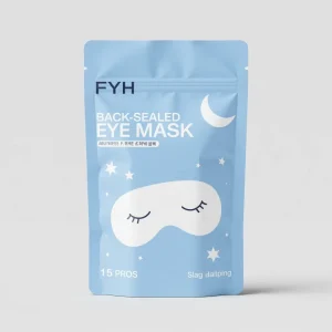 Bolsa de Embalaje Personalizada con Logos de Máscara de Ojos Cosmética, Bolsa Pouch de Pie Personalizable con Sellado de 3 Lados, Bolsas Mylar