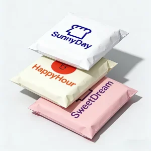Individuelle Verpackung, personalisierte Logo-Kurierbeutel, wasserdicht, matt für Markenversand und E-Commerce-Paketverpackung