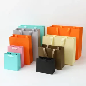 Túi giấy tùy chỉnh với logo của bạn cho doanh nghiệp, túi giấy mua sắm boutique