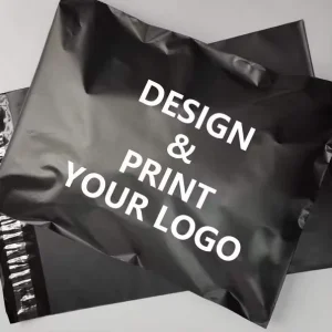 Sac polymère d'expédition en plastique recyclé avec logo personnalisé pour vêtements
