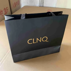 Sacos de Presente de Moda Impressos em Papelão com Logótipo Personalizado, Rosa, Reutilizáveis, Dobráveis, com Fita, para Calçado e Roupas, Biodegradáveis