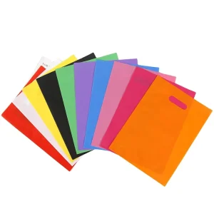 Aangepaste Plastic Kledingzak Recyclebare Kleding Sieraden Cadeau PE Plastic Zak Biologisch Afbreekbare Plastic Winkeltassen Met Handvat