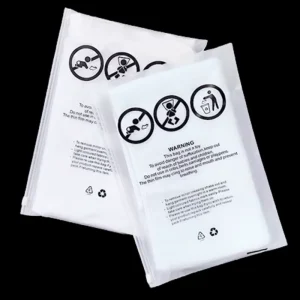 Sacs en polyéthylène personnalisés, emballage en plastique, sacs à vêtements givrés avec logo imprimé
