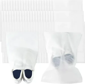 Saco de Armazenamento para Sapatos com Cordão, em Pano Não Tecido PP Personalizado, à Prova de Poeira, para Bolsa, etc.