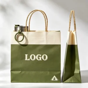 Borse per imballaggio pubblicitario di lusso premium ecologiche stampate con logo personalizzato per tè e vino