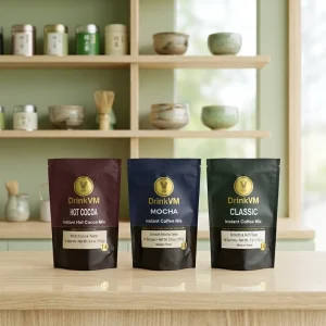 Sac d'emballage de café imprimé personnalisé, usine directe, faible MOQ, sachet à zip résistant aux odeurs pour poudre de café