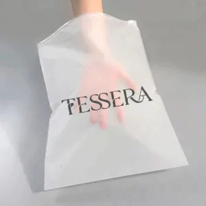 Individuell bedruckte, matte CPE Reißverschlussbeutel für die Verpackung von Modebekleidung, Kunststoff-Zip-Lock-Taschen mit Logo