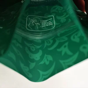 Borsa a sacchetto con stampa interna personalizzata, borsa in mylar di grado alimentare, imballaggio con stampa interna, OEM ODM