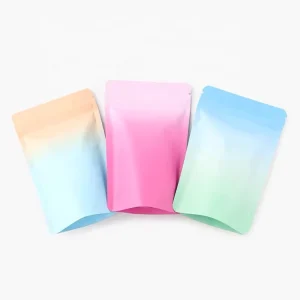 Sacs en plastique laminé imprimé sur mesure avec zip, pochette debout, sachet en aluminium à fermeture éclair, 3,5 g, sac Mylar résistant aux odeurs