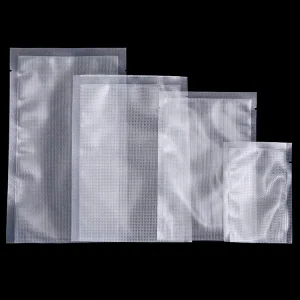 Custom Printed Laminated Sealer Food Bag Packing Plastic Bags Transparent Storage Vacuum Bag Food