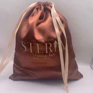 Sacos de Seta de Seda para Joias e Cílios com Logo Personalizado, Sacos de Saco de Corda para Calçados, Sacos de Poeira de Cetim para Bolsas