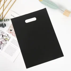 Bolsa de Compras de Plástico Troquelada Personalizada con Logo Impreso, HDPE, LDPE