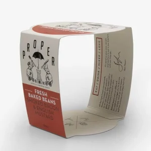 Mangas de embalagem de papel impressas personalizadas, bandas de papelão de grau alimentar CE para caixa de takeaway e branding sustentável