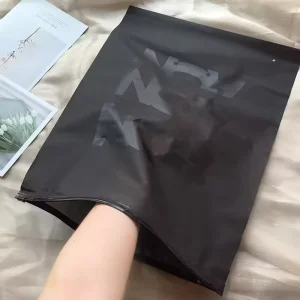 カスタム印刷再封可能衣類包装プラスチック生分解性フロステッドシーリングジッパーロックバッグ衣類包装バッグ