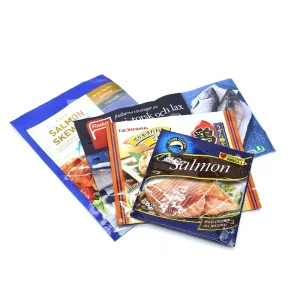 Sacos de Embalagem de Alimentos com Fecho Reutilizáveis, Pouch Stand Up com Fundo Plano para Embalagem de Batatas Fritas Congeladas
