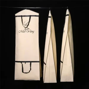 Individuell bedruckte Hochzeitskleid-Garment Bag, Hochzeitskleid-Abdecktasche, Staubtasche für Kleider