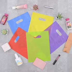 Custom Printing Retail Shopping Packaging Bag Biodegradable Poly Mailer Die Cut Plastic Bags With Own Logo
