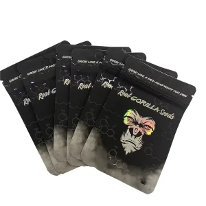 Bolsas Mylar a Prueba de Olores con Acabado Mate y Tacto Suave, Personalizadas para Gominolas, Semillas de Flores y Alimentos